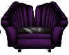 purple and black chair