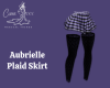 Aubrielle Plaid Skirt