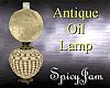 Antq Oil Lamp Cream 2