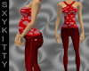 BLM red jeans outfit
