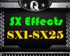 Q| SX Effects