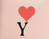 Y Letter Love Tatto