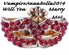 Ruby Mask Engagment Ring