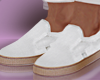 KOE Silk White Loafers