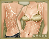 [A] gold bra / tank