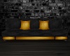 Golden Black Sofa