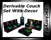 Derv Couch Set/Decor