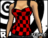 -R> Checker Top #Red