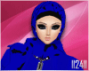 24:Blue Floral Hijab