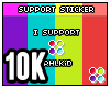 *R Support Sticker - 10k