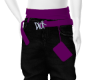 Jeans w/ purple belt