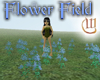 Flower Field - Blue