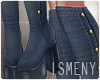 [Is] LLT Knee Dark Denim