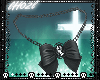 Necklace Bow Black