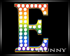 H. Rainbow Letter E