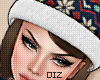 !!D Xmas Beanie White