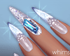Mariposa Sparkle Nails