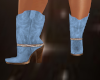 (CS) Blue Cowgirl Boot