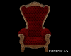 Royal Red Velvet Throne