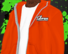 orange hoodie