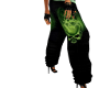 Flame Green Skull Female