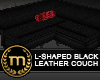 SIB - LShaped Couch Blk