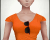 Orange Shirt + Sunglass