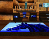 Blue Horse area rug