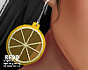 Lemon earrings