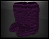 Drk Purple Fur Boots