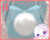 |H| Blue Bunny Tail w/ R