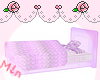 ❤ Purple single bed