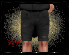 ^HF^ Black Jean Shorts