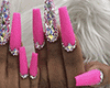 Pink Diamond Nail