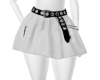 K Skater Skirt White