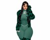 Fendz Fur Hunter Green