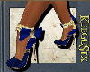 #KS#BlueGoldShoes