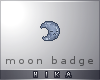 >3* moon / badge