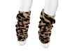 ♡ leopard leg warmer