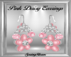 Pink Daisy Earrings
