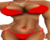 "RD" Bikini  Red