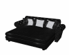 black cuddle chaise