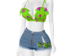 KYX Flower Top w/shorts