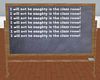 *h* Classroom Chalkboard