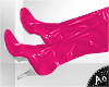 Ao. Latex Boots Pink