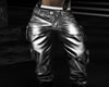 Dk Silver leather Cargos