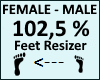 Feet Scaler 102,5%