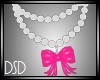 {DSD} HotPink Bow Pearls