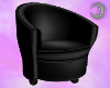 Black PVC Cuddle Chair
