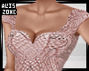 [AZ] GoldPink Gala dress